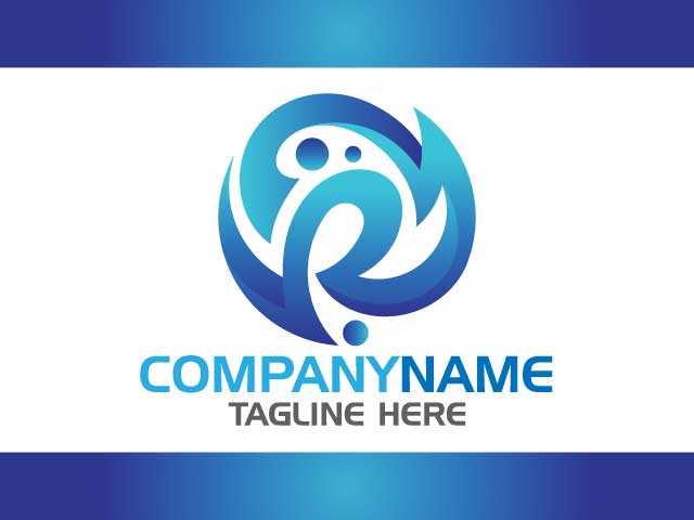 Branding colorful unique letter R logo design free download