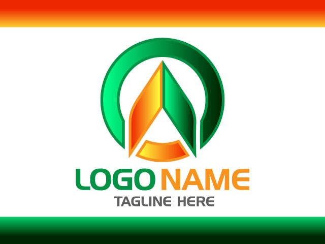 Circle and creative letter a logo design free download our company site