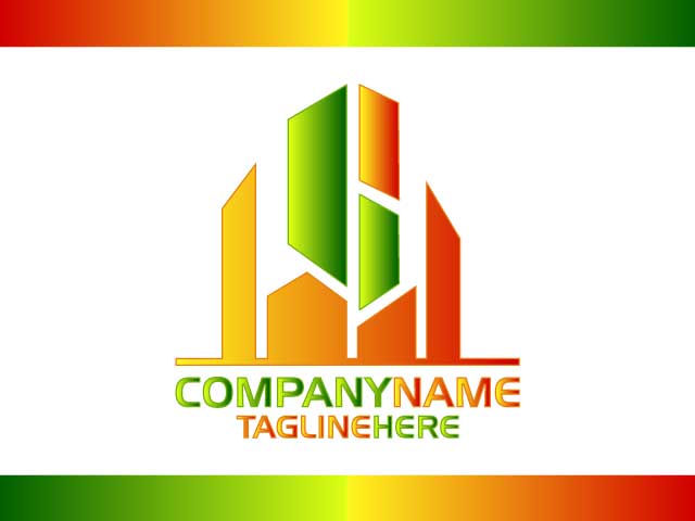 Company Real estate house logo design download