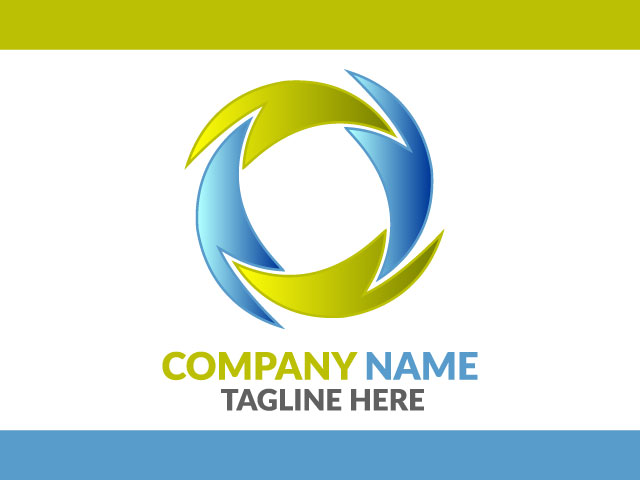 Creative and professional Digital multimedia company logo design Letter O vector free download