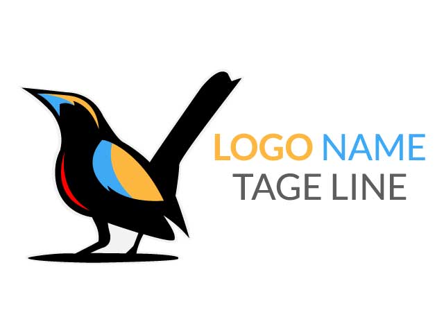 Professional and creative This is a amazing littil bird logo design for free download
