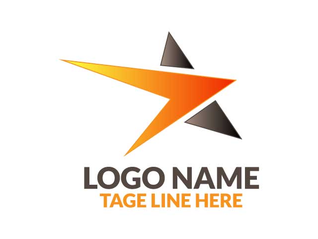 Professional and creative company design Sample Star Logo for  free download