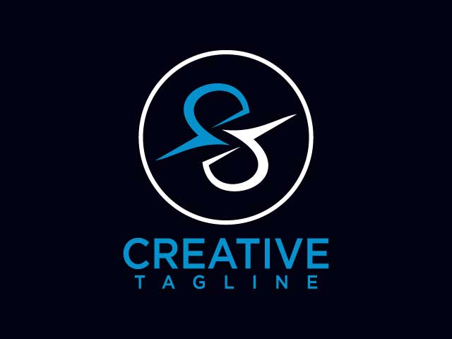 Creative letter s logo design