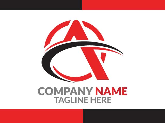 Creative letter A logo design free download