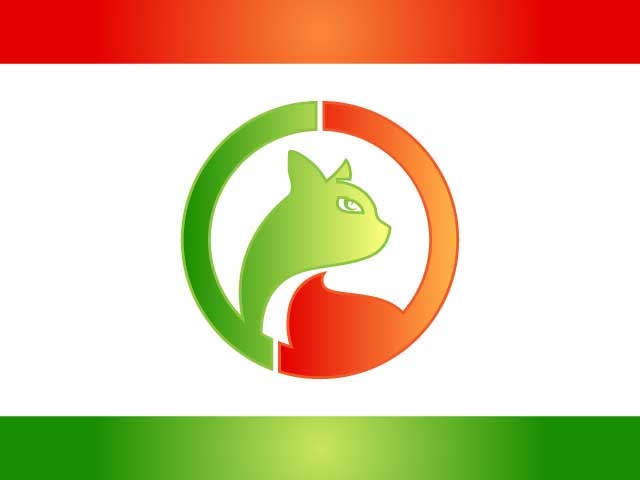 Unique cat logo design free download