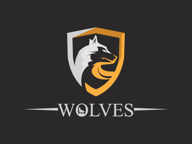 Creative and professional brand wolves logo fox wolf head animal vetor free download