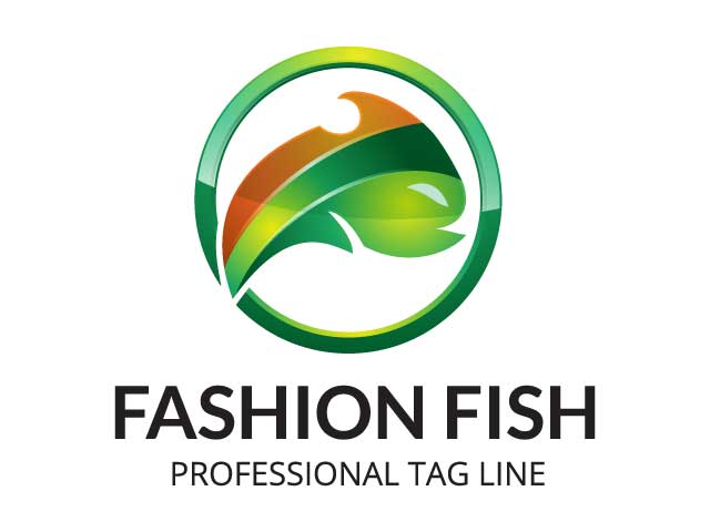 Logo Template Fashion Fish free download