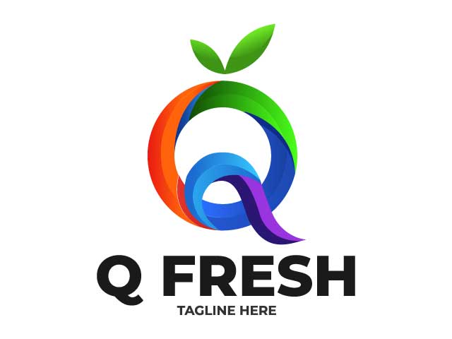 Logo illustration q fresh design free download