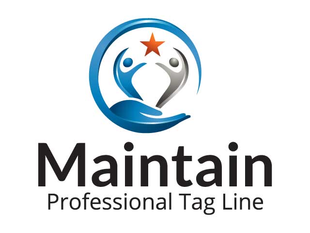Professional and creative Logo Template Maintain free download