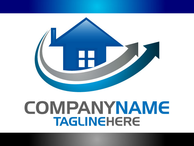 Real estate company logo design free download