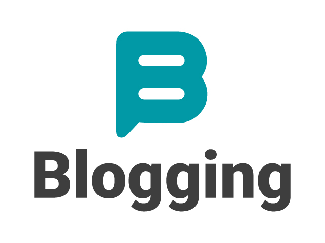 Blogging & B Letter Logo design free download