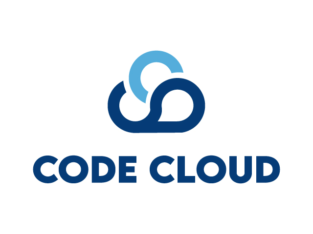 Code Cloud Logo design free download