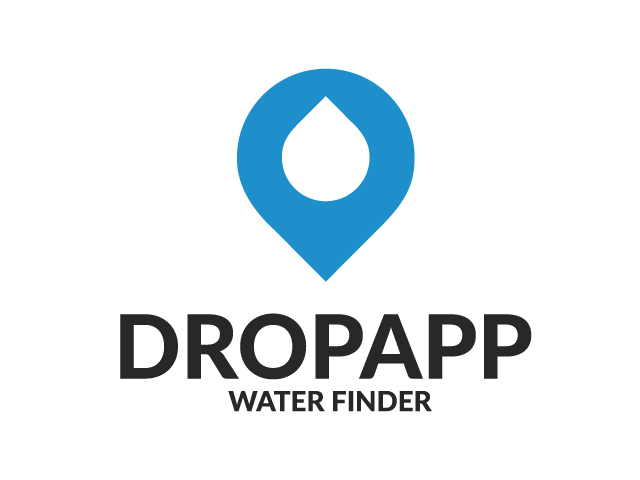 Dropapp Water Finder – Logo Template design free download