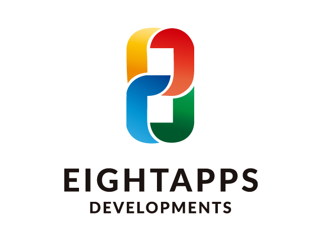 Eight Apps – Number 8 Logo design free download