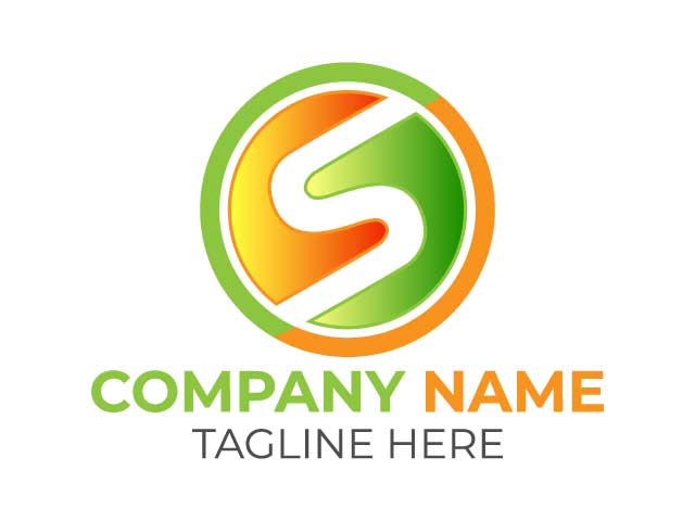 Professional branding Initial s letter logistic logo design free download