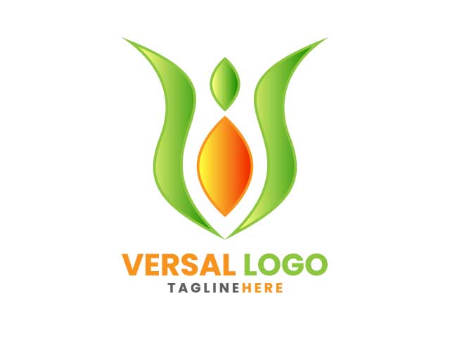 Letter v logo design modern brand free download