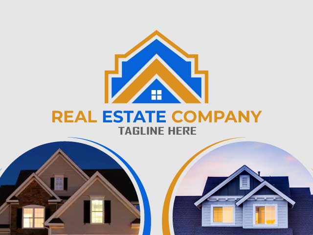 Professional and unique Real estate logo design