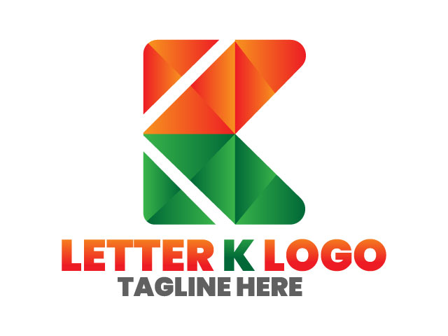 Komoto Abstract Letter K Logo design brand free download