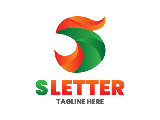 Squack Letter S or Duck Logo Template brand design free download