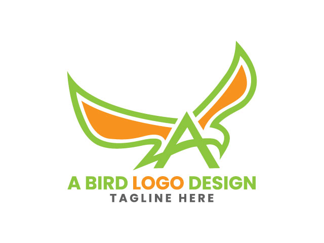 A bird egale airt logo design icon vector free download
