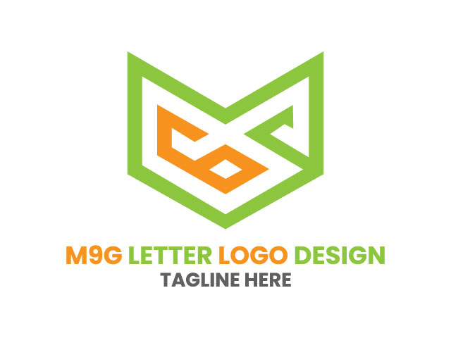 M9G letter logo design icon vector free download