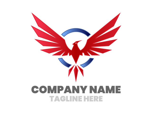 Phoenix company logo design modern branding