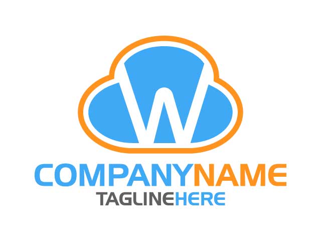 Letter w logo design