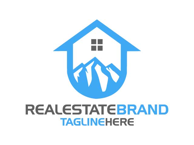 Unique real-estate logo design