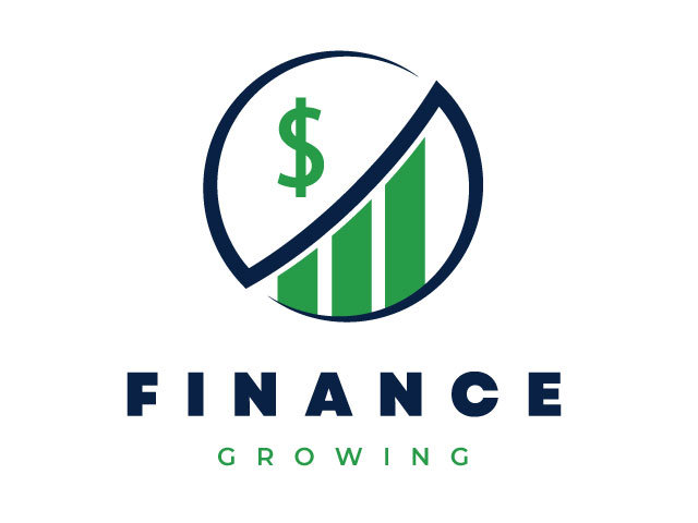Black Green Minimalist Finance Logo design free download