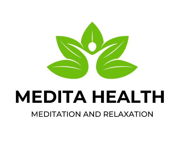 Green Minimalist Meditation Health Logo design free download