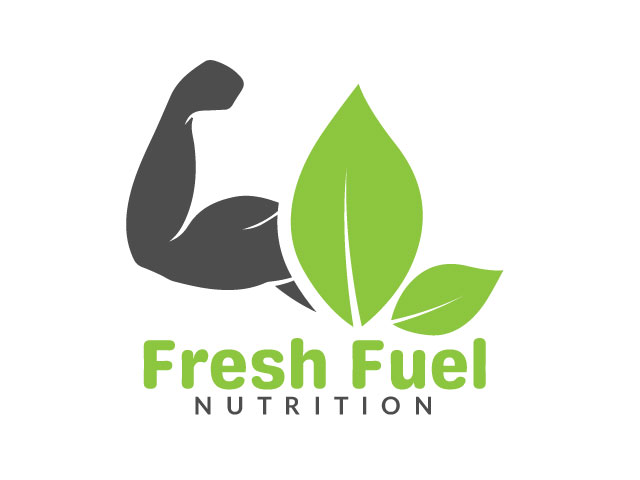 Green and Black Flat Illustrative Food Products Food Logo design free download