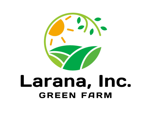 Green and Orange Modern Green Farm Agriculture Logo design free download