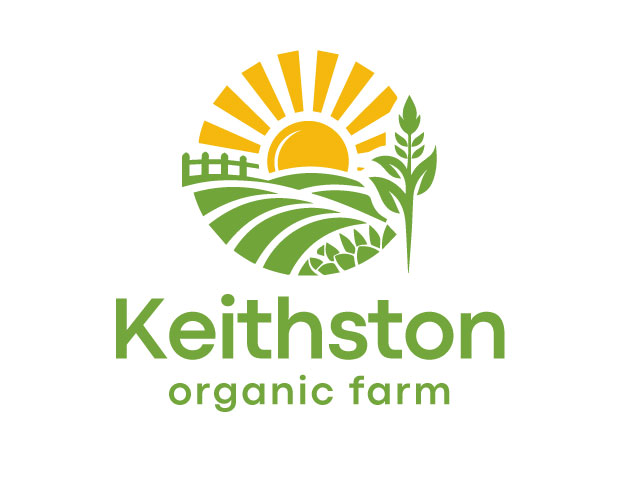 Green and Orange Modern Green Farm Agriculture Logo design free download (2)