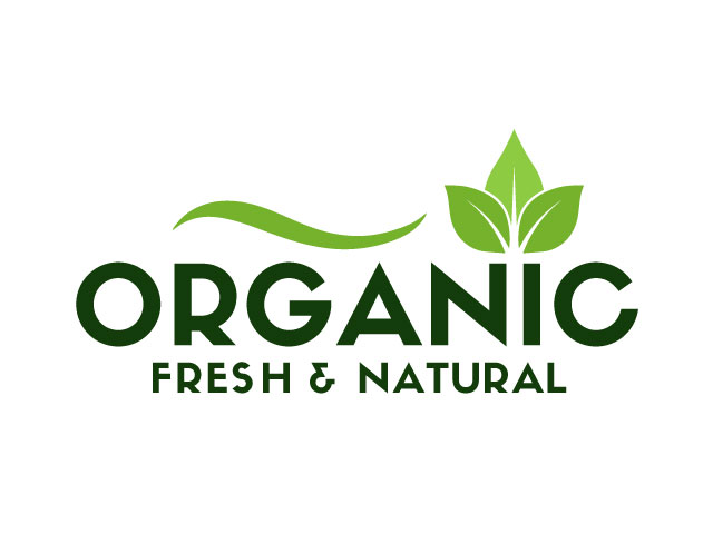 Green and White Modern Organic Logo design free download
