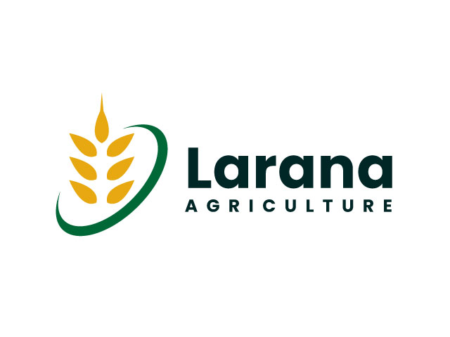 Green and Yellow Modern Agriculture Logo Design free download