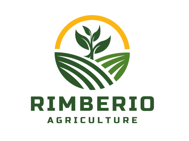 Green and Yellow Modern Agriculture  Logo Design free download