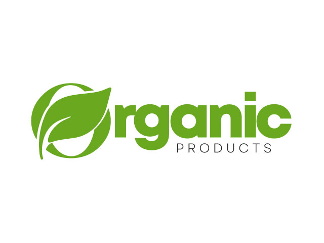 Green organic Products Logo design free download