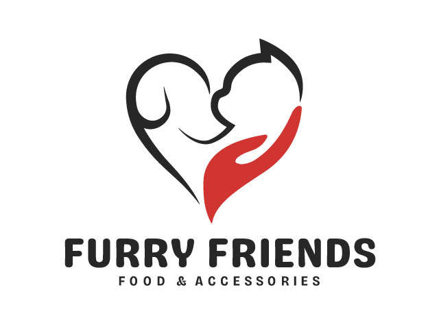 Black Flat Graphic Pet Shop Logo design