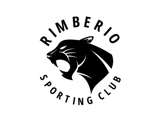 Circle Black Panther Sports Logo design free download