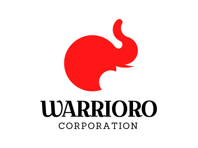 Creative Red Elephant Logo design free download