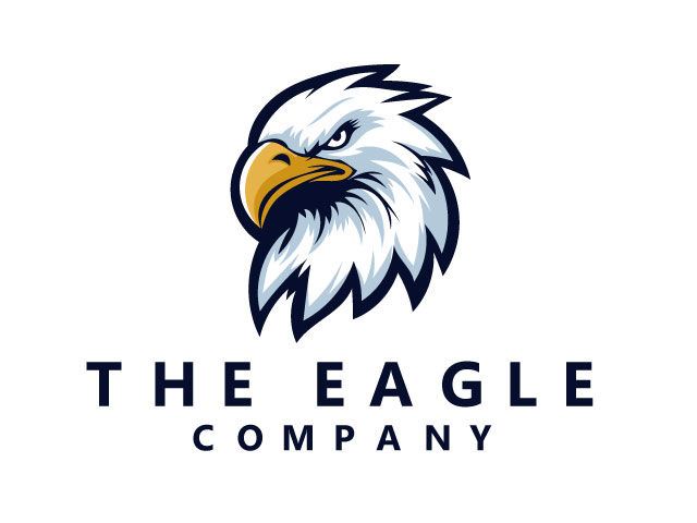 Eagle head brand logo design