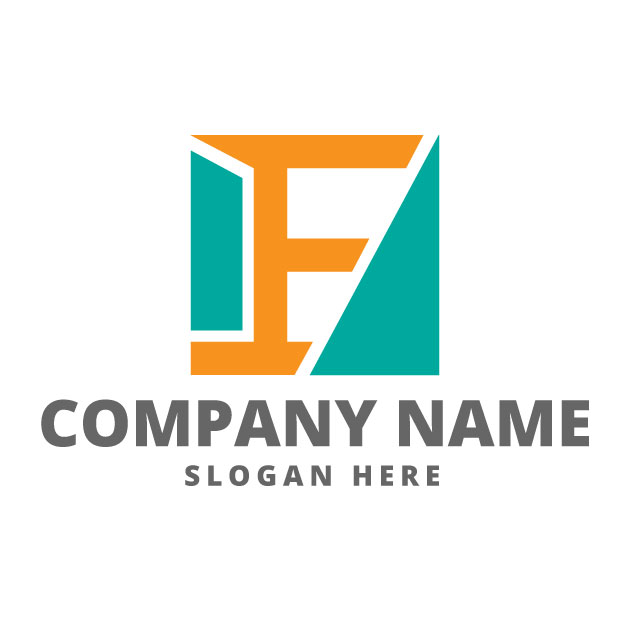 Letter f logo design icon vector classic