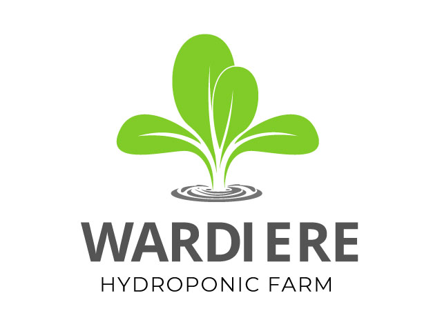 Wardiere Hydroponic Farm logo design