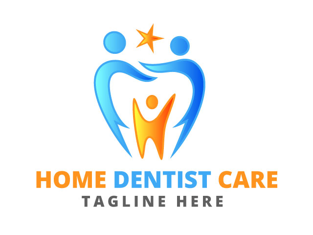 Pacific dental services care center logo design