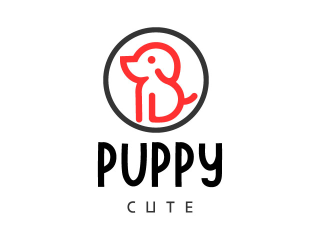 Puppy pet logo design design free download