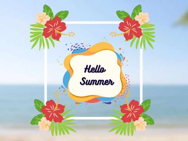 Summer graphic design examples